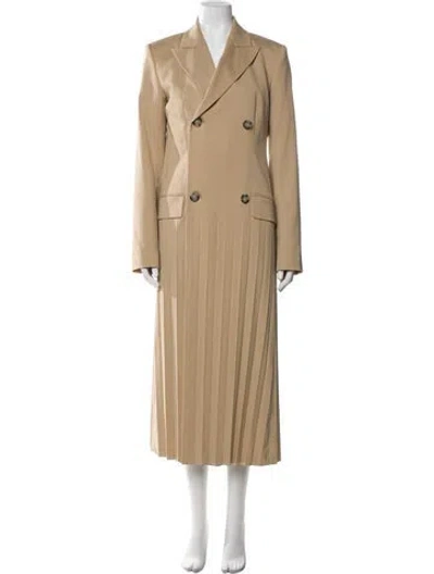 Pre-owned Sportmax Trench Coat In Neutral