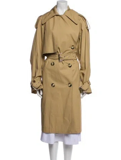 Pre-owned Sportmax Trench Coat In Neutral