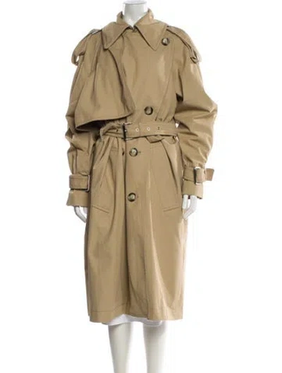 Pre-owned Sportmax Trench Coat In Neutral