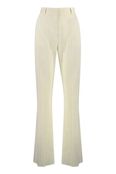 SPORTMAX SPORTMAX TRITONE PINSTRIPED TROUSERS