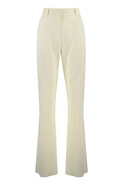 SPORTMAX TRITONE PINSTRIPED TROUSERS