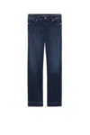 Sportmax Perfect Fit Stretch Denim Crop Jeans In Blue