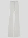 Sportmax White Wide-leg Trousers