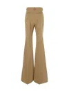Sportmax Wool Hangar Pant With Flared Leg