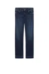 Sportmax Perfect Fit Stretch Denim Crop Jeans In Blue