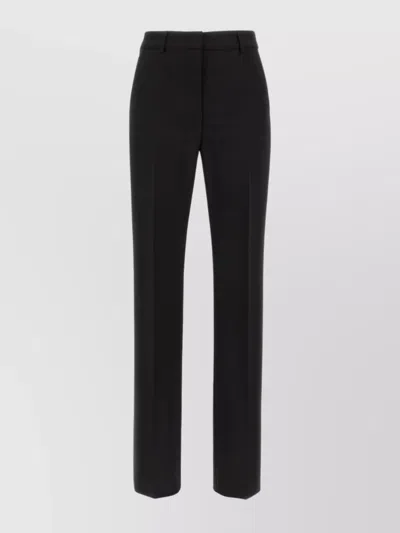 Sportmax Trousers Featuring Back And Side Pockets In Black
