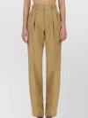 Sportmax Trousers Jacopo With Pockets And Loops In Gold
