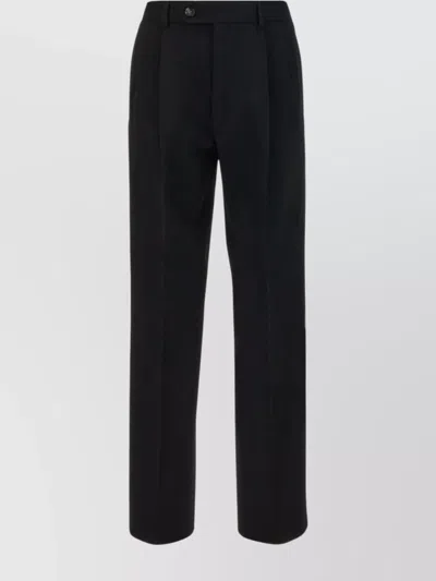 SPORTMAX TROUSERS WOOL BLEND FRONT PLEATS