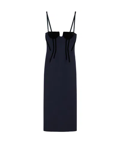 Sportmax Tube Top Dress In Black