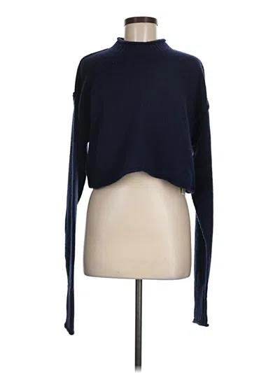 Pre-owned Sportmax Turtleneck Sweater In Blue