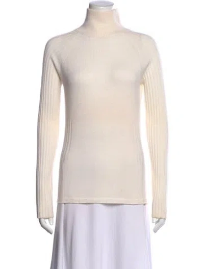 Pre-owned Sportmax Turtleneck Sweater In Neutral