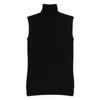 Sportmax Sleeveless "vertigo" Jersey In Black