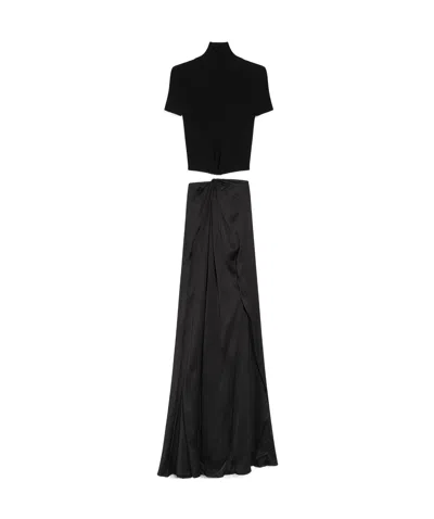 Sportmax Two-piece Dress In Black