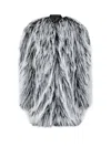 Sportmax "now1234" Ecofur Jacket In Gray