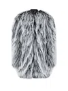 Sportmax "now1234" Ecofur Jacket In Gray