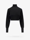 Sportmax Short Turtleneck Sweater In Black
