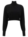 Sportmax Ululato Sweaters And Cardigans Black In Black