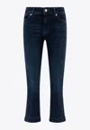 Sportmax Umbria Mini Flare Jeans In Blue