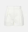 Sportmax Unico 12 Cotton-blend Bermuda Shorts In Yellow Cream
