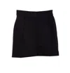 Sportmax Pleated Front Shorts Side Pockets In Black