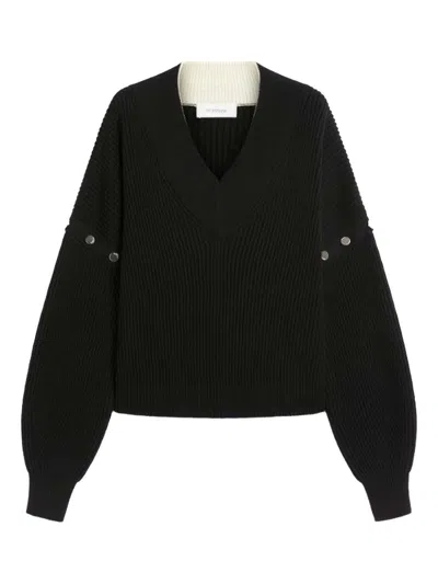 SPORTMAX SportMax V-Neck Wool Sweater