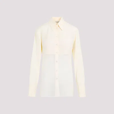 Sportmax Viscose Boa Shirt In White