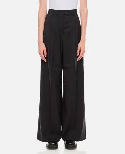 Sportmax Single-pleated Zefir Palazzo Pants In C