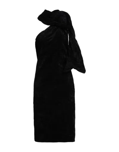 Sportmax Velvet Dress In Black