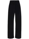 Sportmax Velvet Trousers In Black