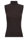 Sportmax Ardenza Knitted Top In Brown