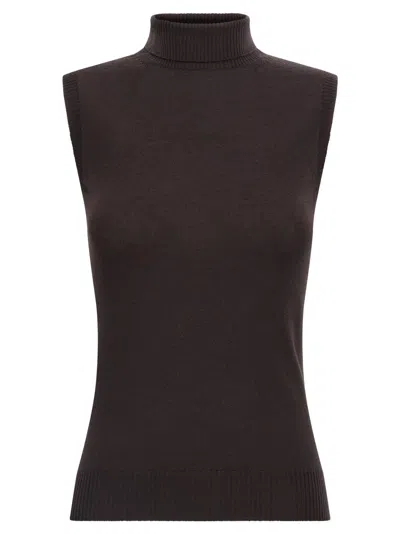 Sportmax Brown Vertigo Wolf Top