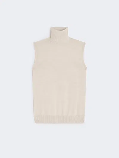 Sportmax "vertigo" Wool Top In White
