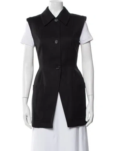 Pre-owned Sportmax Vest In Black