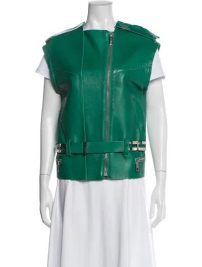 Pre-owned Sportmax Vest In Green