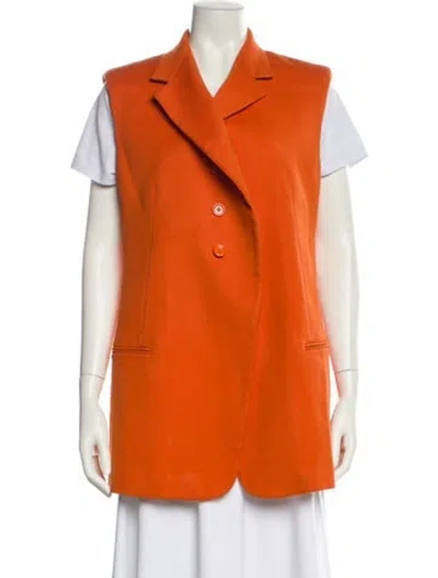Pre-owned Sportmax Vest In Orange