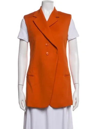 Pre-owned Sportmax Vest W/ Tags In Orange