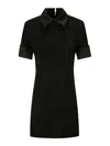 Sportmax Cipro Straight Hem Mini Shirt Dress In Black