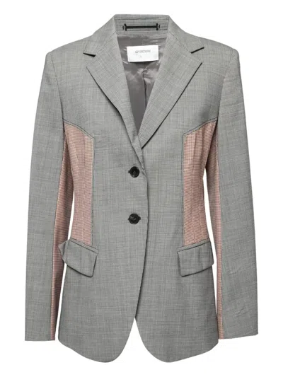 Pre-owned Sportmax Vintage Check-panel Blazer In Black