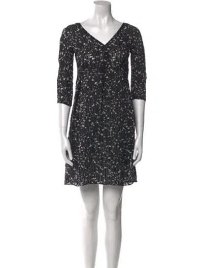 Pre-owned Sportmax Vintage Mini Dress In Black