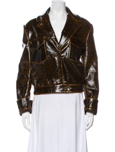 Pre-owned Sportmax Virgin Wool Biker Jacket In Multi