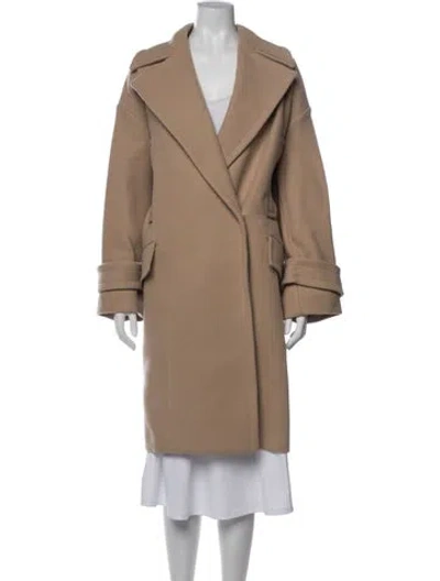 Pre-owned Sportmax Virgin Wool In Brown