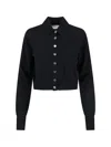 Sportmax Soft Fit Wool Cropped Cardigan Clothing