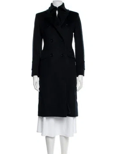 Pre-owned Sportmax Virgin Wool Evening Jacket In Blue