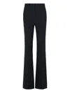 Sportmax Hangar Flare Trousers In Stretch Wool In Black