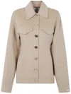 Sportmax Button-fastening Flap-pocket Jacket In White