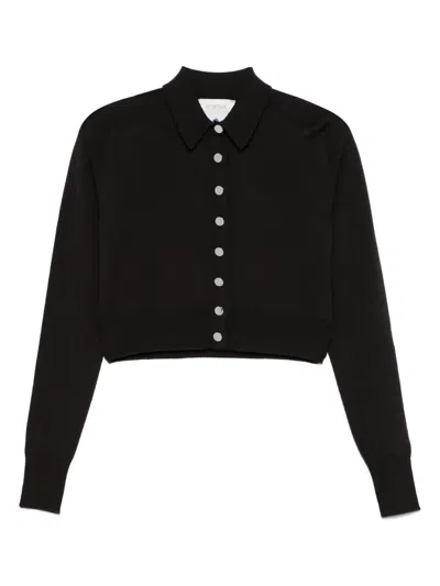 SPORTMAX VIRGIN WOOL POLO TOP
