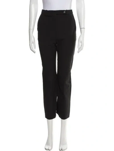 Pre-owned Sportmax Virgin Wool Straight Leg Pants W/ Tags In Gray