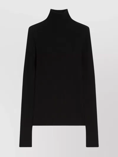 SPORTMAX VIRGIN WOOL TURTLENECK KNIT SWEATER