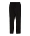 Sportmax Viscose And Linen Twill Flared Pants In Black