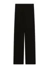 Sportmax Slim Low Waist Pants In Black